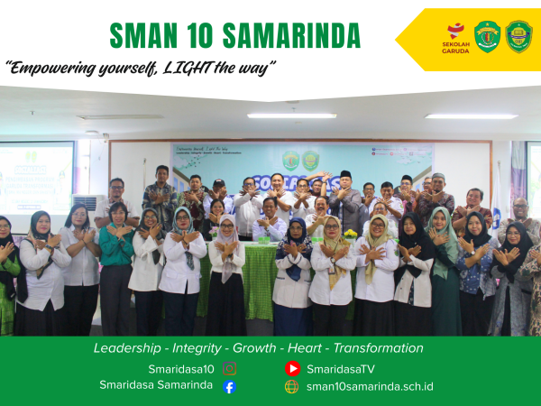 SMAN 10 Samarinda Perkuat Ekosistem Pendidikan melalui Pengimbasan Sekolah Garuda Transformasi